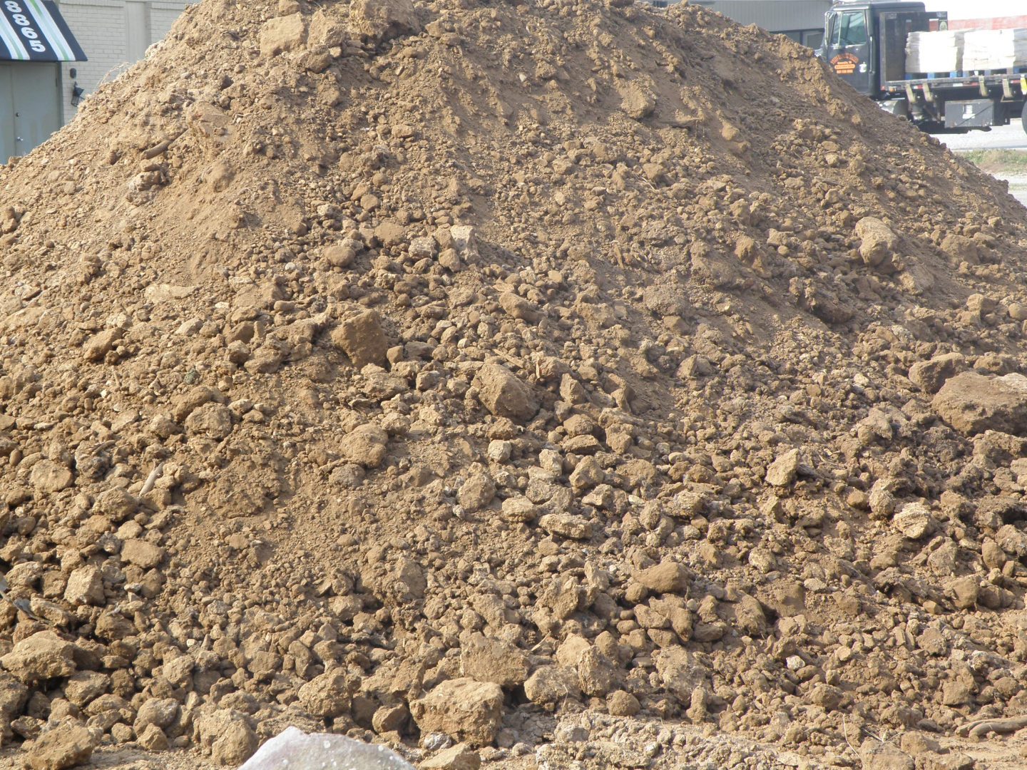 terres excavées chantier