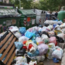 Déchets ménagers à Rome 