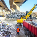 Site de recyclage des déchets du BTP