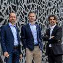 Hervé Lucas, Christophe Caille et Pierre de Froidefond,  associés et co-fondateurs de Cap Vert Energie 
