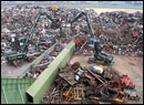 chantier de ferrailles