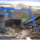 Grue Seram sur chantier de ferrailles