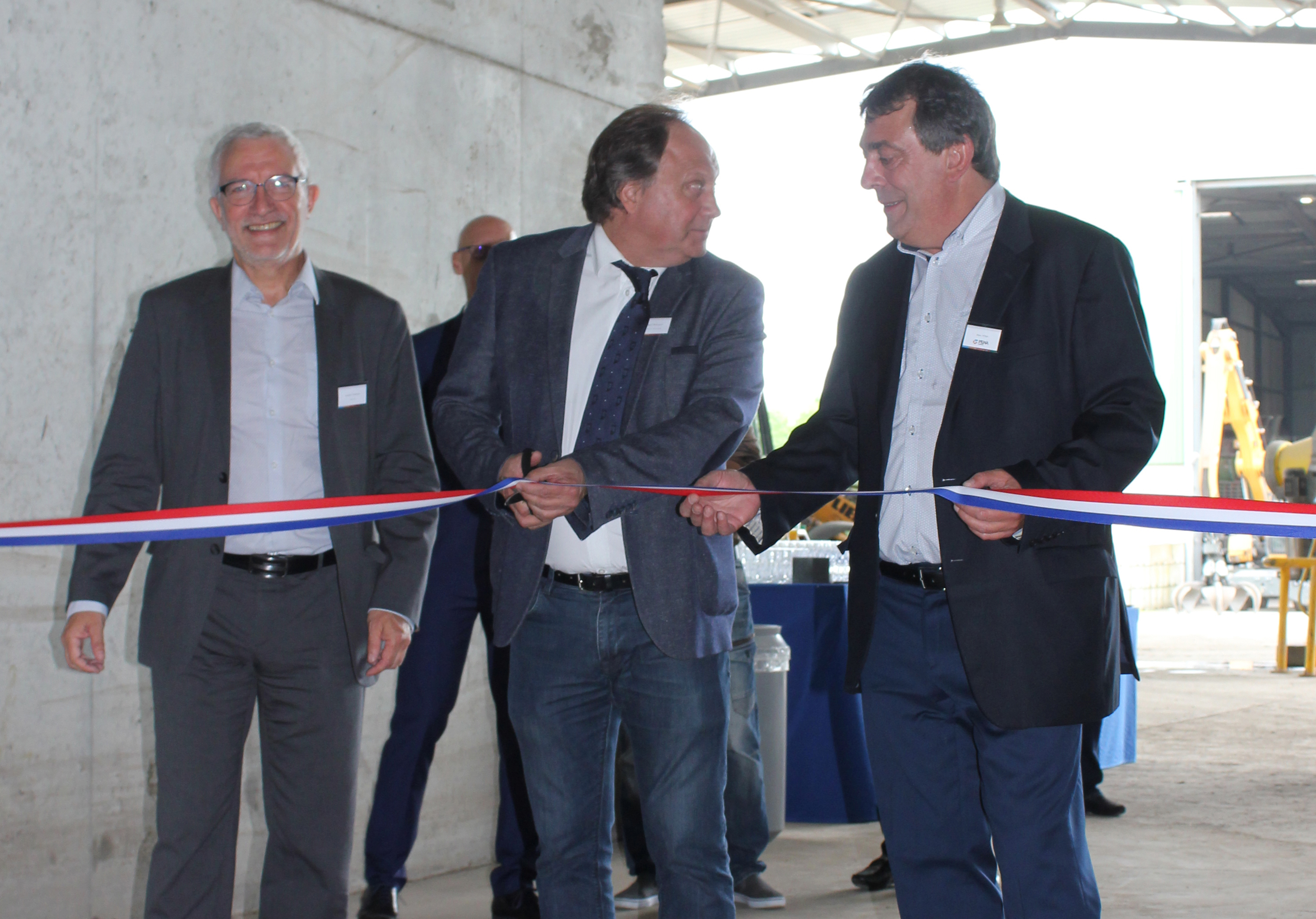 Inauguration de la nouvelle ligne Coris (Péna Environnement), le 1er juin 2018