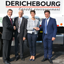 Signature de contrat par Derichebourg Canada