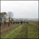 Manifestation sur le terrain agricole GDE de Plouray