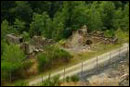 Vue sur les mines d'or du Châtelet