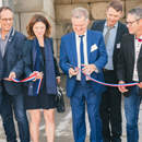 Inauguration de la chaîne de tri chez Nantet Locabennes (photo Alexandra Gélin/Prisme)