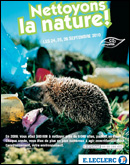 affiche de l'opération 'Nettoyons la nature !'