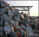 paquets de déchets métalliques