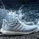 Baskets Adidas en plastique recyclé (photo Adidas)