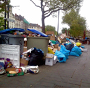 Déchets accumulés sur Nantes métropole