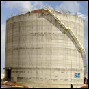 réservoir vertical de stockage